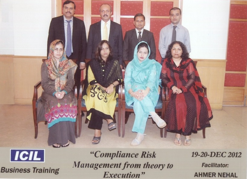 Compliance Risk Management Corporate Training Marriott Karachi December 2012