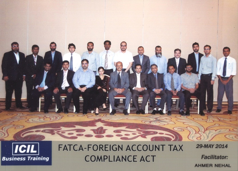 FATCA Corporate Training Sheraton Karachi May 2014